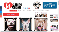 Desktop Screenshot of caninecupids.org