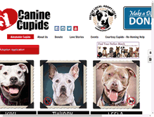 Tablet Screenshot of caninecupids.org